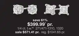 JC Penney 1/4 ct. t.w.Ħ◊ offer