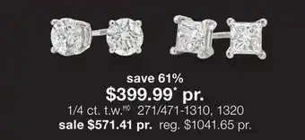 JC Penney 1/4 ct. t.w.Ħ◊ offer