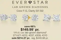 JC Penney 1/4 ct. t.w. lab-grown diamond‡ offer