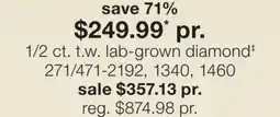 JC Penney t. w. lab-grown diamond‡ offer