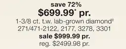 JC Penney 1-3/8 ct. t.w. lab-grown diamond‡ offer