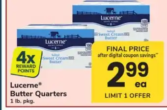 ACME Lucerne Butter Quarters offer