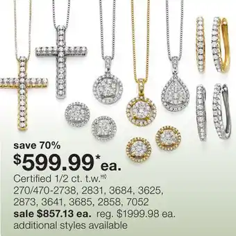 JC Penney Certified 1/2 ct. t.w.Ħ◊ offer