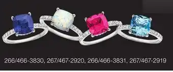 JC Penney Genuine, simulated &/or lab-created gemstone§‡ offer