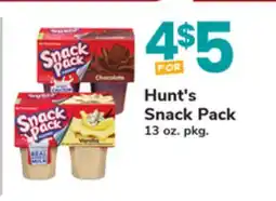 ACME Hunt's Snack Pack offer