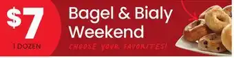 ACME Bagel & Bialy Weekend offer