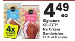 ACME Signature SELECT Ice Cream Sandwiches offer