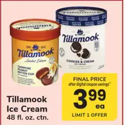 ACME Tillamook Ice Cream offer