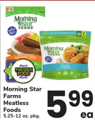 ACME Morning Star Farms Meatless Foods offer