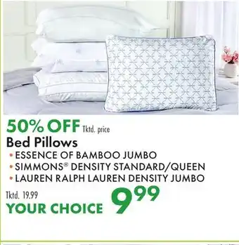 Boscov's Bed Pillows offer