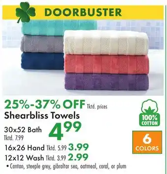 Boscov's Shearbliss 30x52 Bath Towels offer