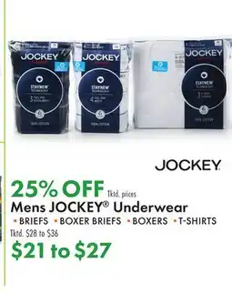 Boscov's Mens JOCKEY Underwear offer