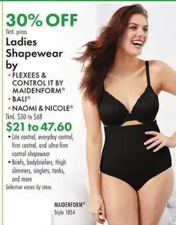 Boscov's Ladies Shapewear BY offer