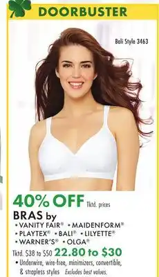 Boscov's BRAS by offer