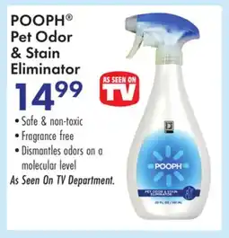 Boscov's Pooph Pet Odor & Stain Eliminator offer