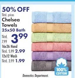 Boscov's Chelsea Towels offer