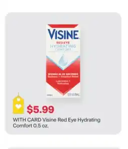 CVS Visine Red Eye Hydrating Comfort 0.5 oz offer