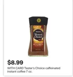 CVS Taster's Choice caffeinated instant coffee offer