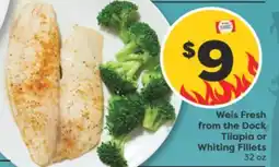 Weis Markets Weis Fresh from the Dock Tilapia or Whiting Fillets offer