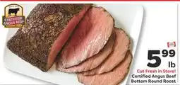 Weis Markets Certified Angus Beef Bottom Round Roast offer