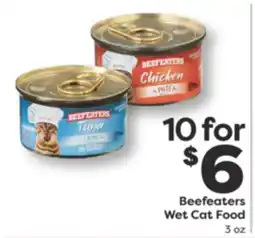 Weis Markets Beefeaters Wet Cat Food offer