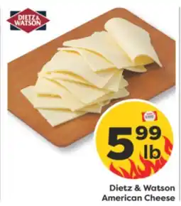 Weis Markets Dietz & Watson American Cheese offer