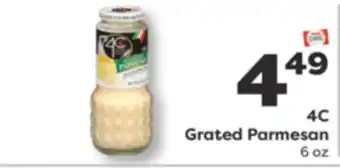 Weis Markets 4C Grated Parmesan offer