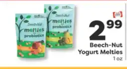 Weis Markets Beech-Nut Yogurt Melties offer