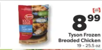 Weis Markets Tyson Frozen Breaded Chicken offer