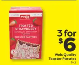 Weis Markets Weis Quality Toaster Pastries offer