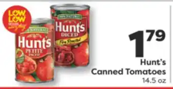 Weis Markets Hunt's Canned Tomatoes offer