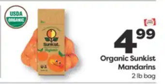 Weis Markets Organic Sunkist Mandarins offer