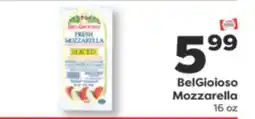 Weis Markets BelGioioso Mozzarella offer