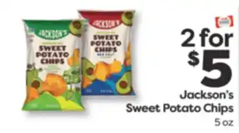 Weis Markets Jackson's Sweet Potato Chips offer