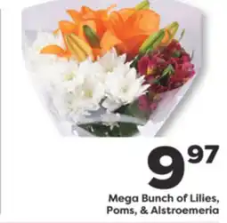 Weis Markets Mega Bunch of Lilies, Poms, & Alstroemeria offer