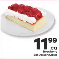 Weis Markets Strawberry Bar Dessert Cakes offer