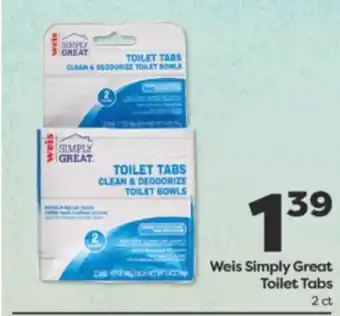 Weis Markets Weis Simply Great Toilet Tabs offer