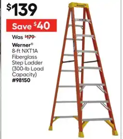 Lowe's 8-ft NXT1A Fiberglass Step Ladder offer