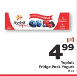 Weis Markets Yoplait Fridge Pack Yogurt offer