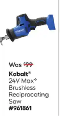 Lowe's 24V Max C Brushless Reciprocating Saw offer