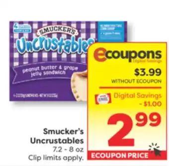 Weis Markets Smucker's Uncrustables offer