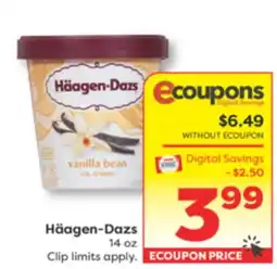 Weis Markets Häagen-Dazs offer