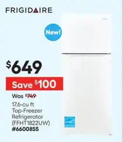 Lowe's 17.6-cu ft Top-Freezer Refrigerator offer