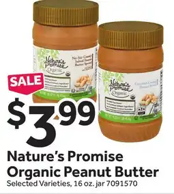 Stop&Shop Nature's Promise Organic Peanut Butter offer