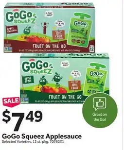 Stop&Shop GoGo Squeez Applesauce offer