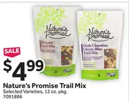 Stop&Shop Nature's Promise Trail Mix offer