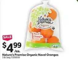 Stop&Shop Nature's Promise Organic Navel Oranges offer