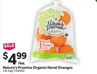 Stop&Shop Nature's Promise Organic Navel Oranges offer