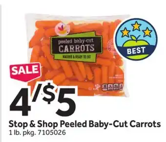 Stop&Shop Stop & Shop Peeled Baby-Cut Carrots offer