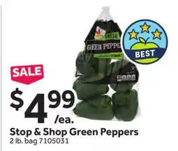 Stop&Shop Stop & Shop Green Peppers offer